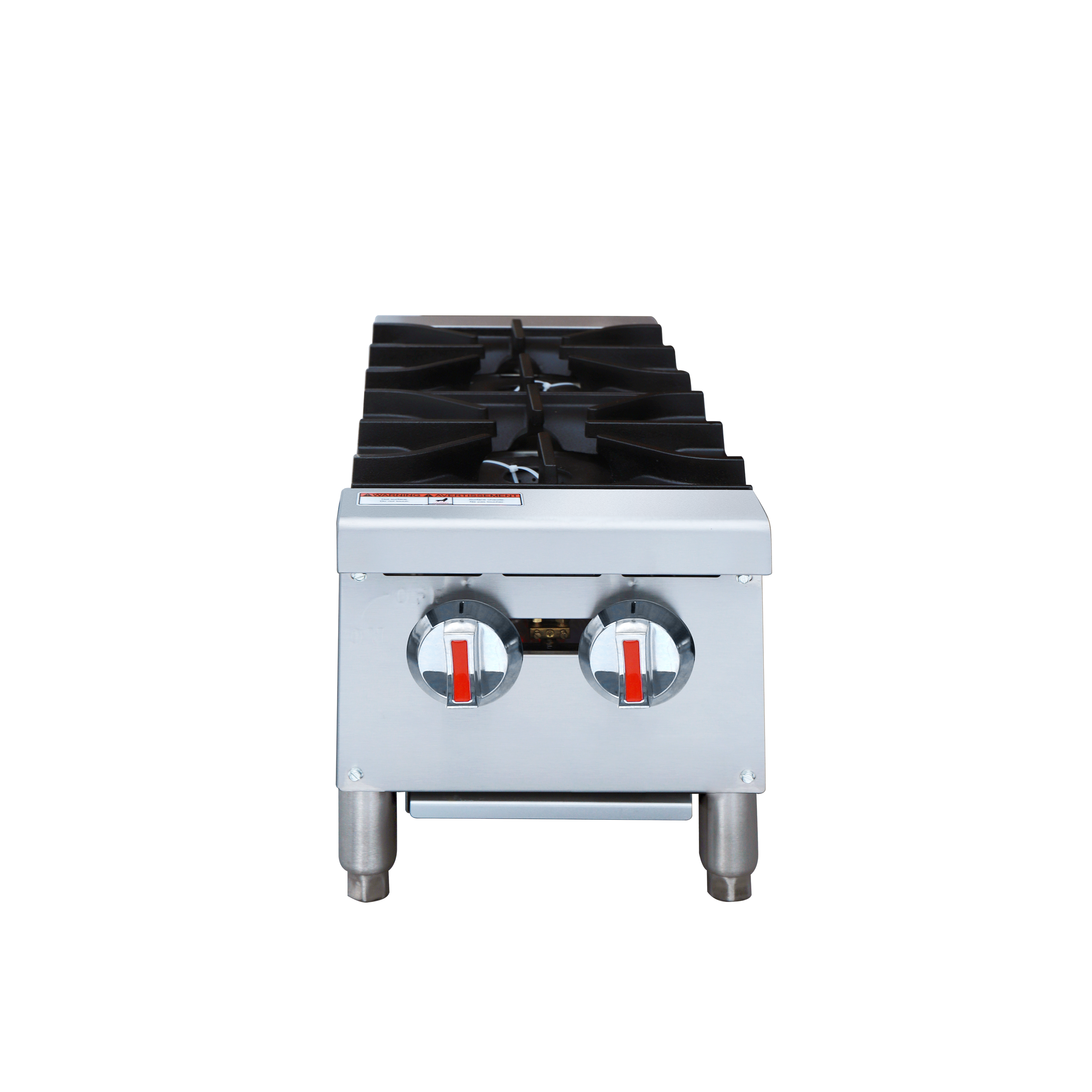 Turbo Range, Natural Gas 2 Burner Countertop Range / Hot Plate -60,000 BTU - Chefcoca