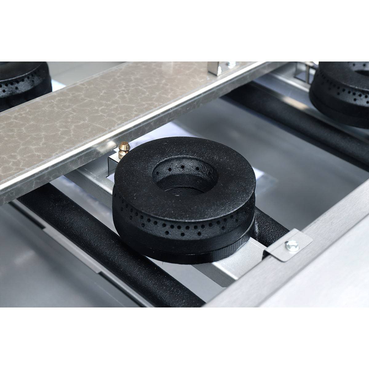 Turbo Range, Natural Gas 4  Burner Countertop Range / Hot Plate - 120,000 BTU - Chefcoca