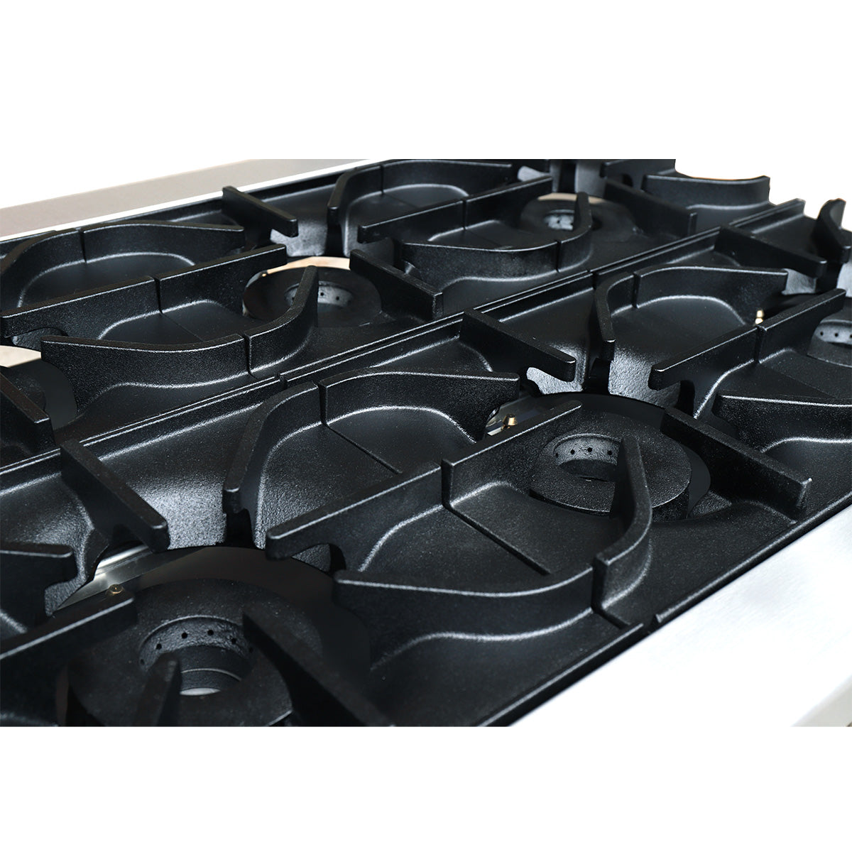 Turbo Range Natural Gas 6 Burner 36" Range with Standard Oven Base (TR-R36-J) - Chefcoca