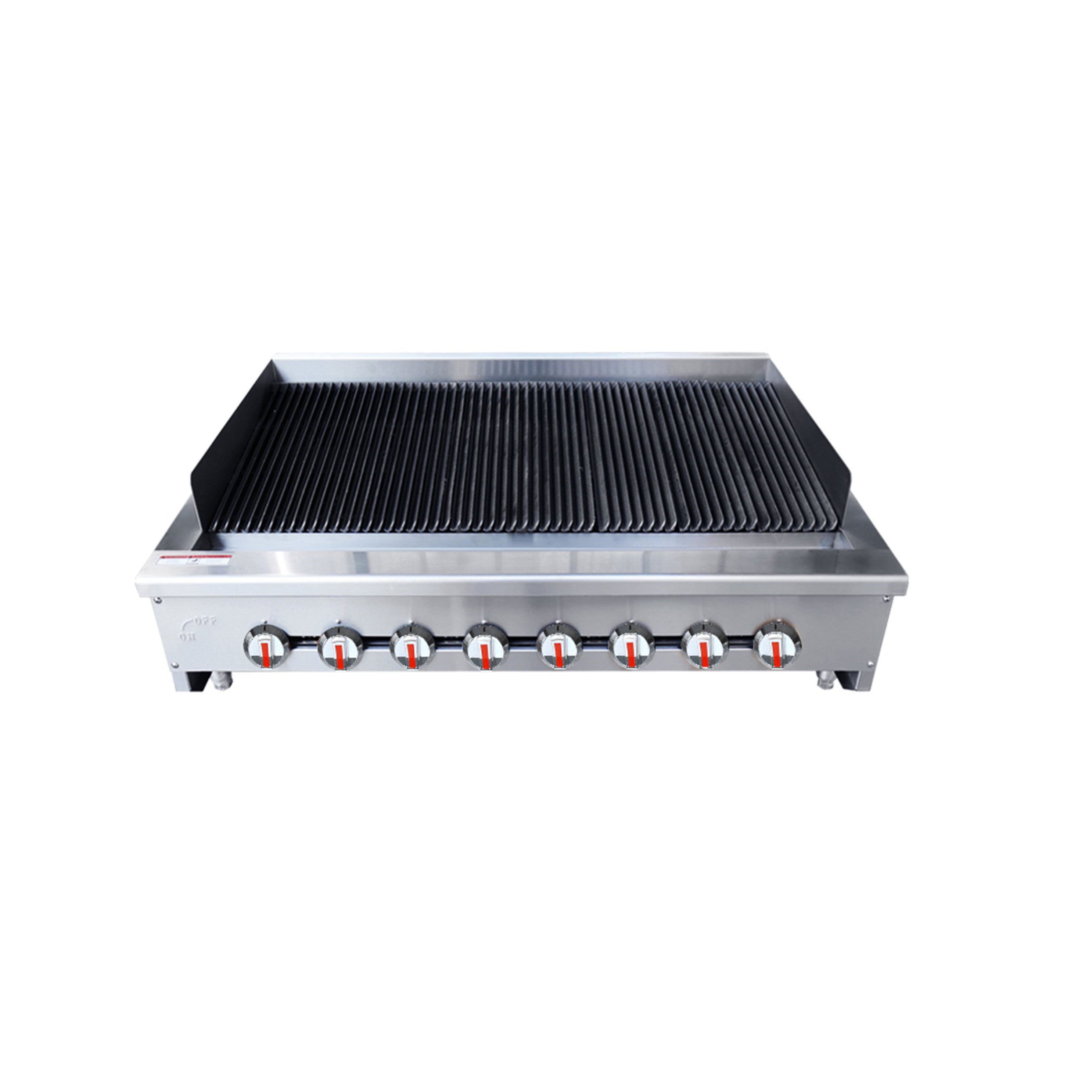 Turbo Range TR-CB48MD, 48" Natural Gas Charbroiler (47-1/2"x 26-1/8"x 16")
