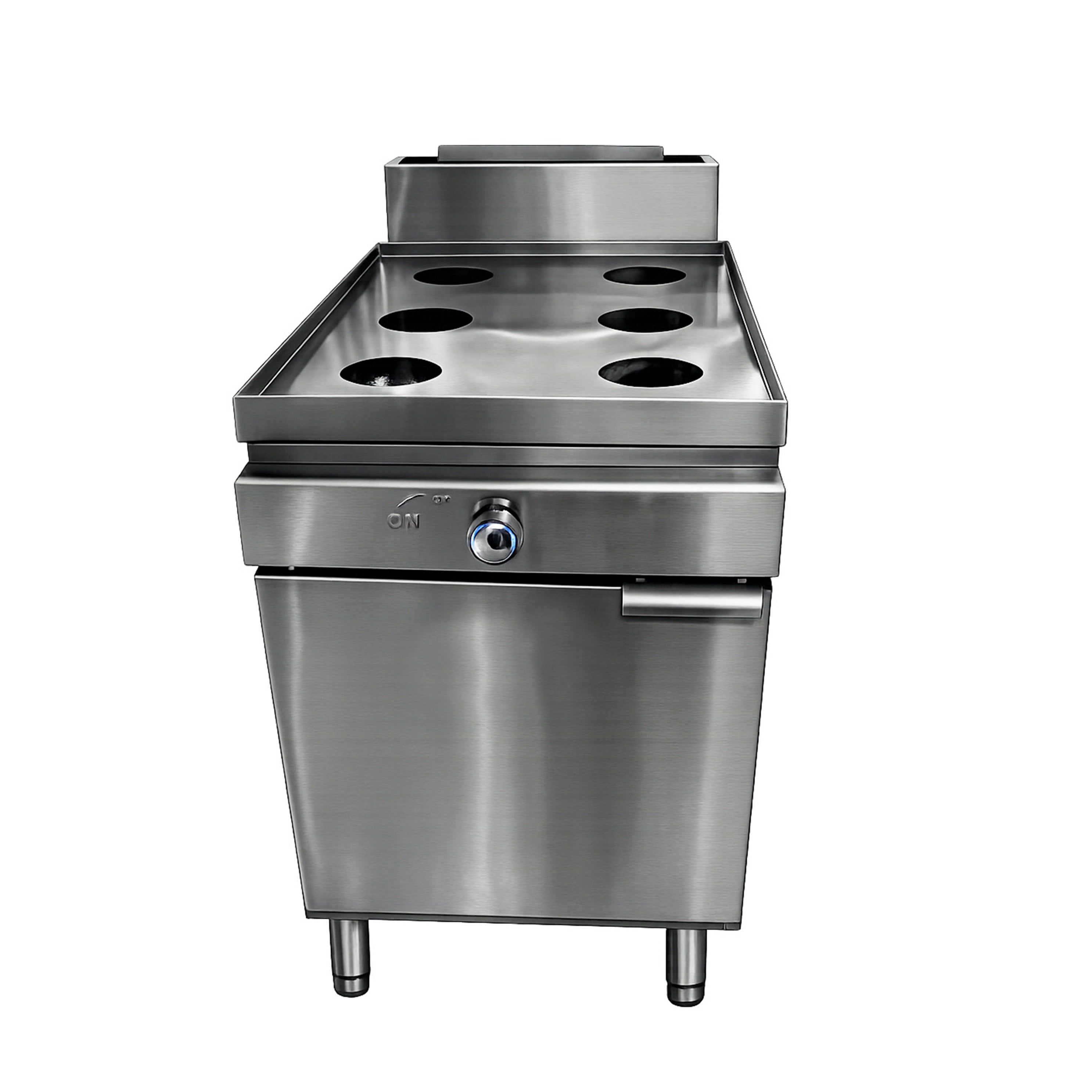 Turbo Range, TR-NC-6R-NG, 11 Gallon Commercial Natural Gas Noodle Cooker - 60,000 BTU - Chefcoca