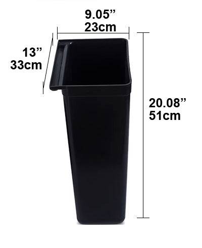 Commercial Kitchen Plastic Storage Container Waste Bin - Chefcoca