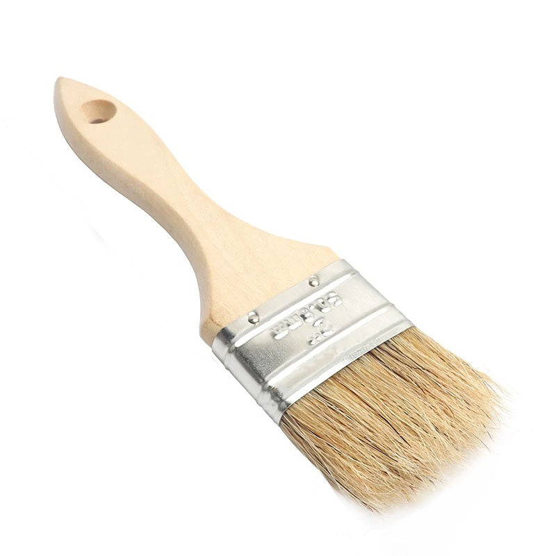 2" Wide Pastry/Basting Brush with Boar Bristles - Chefcoca