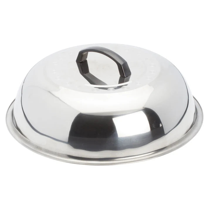 WKCS-14 - Stainless Steel Wok Cover - 13-3/4"- Chefcoca