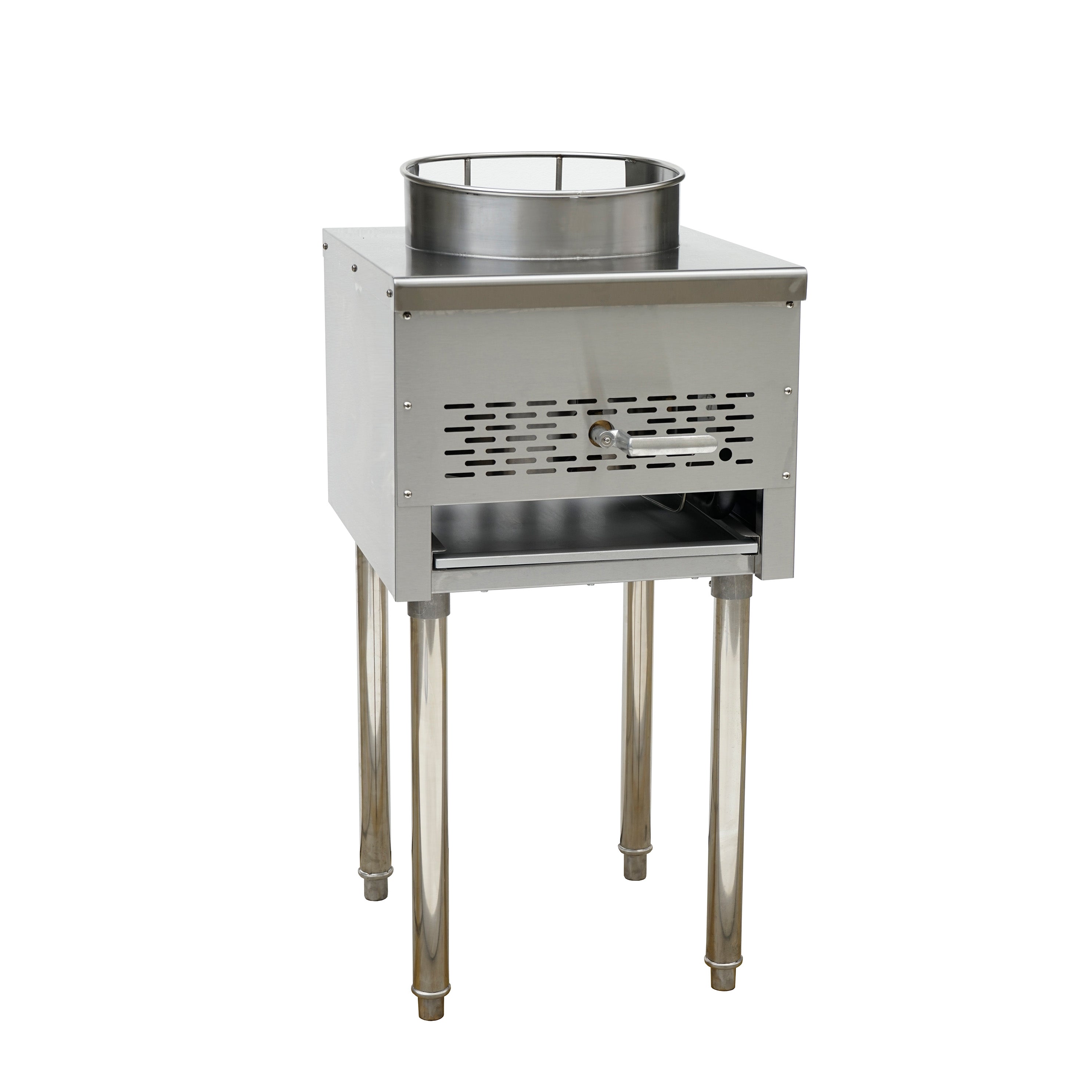 Turbo Range, Single Burner Mandarin Wok Range, Liquid Propane With 16" Cast iron burner, 95,000 BTU - Chefcoca