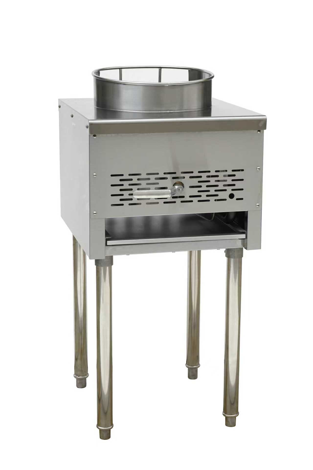 Turbo Range, Single Burner Mandarin Wok Range, Liquid Propane With 13" Cast iron burner, 9898,000 BTU - Chefcoca