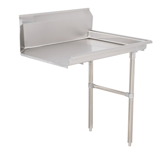 Right Side 18 Gauge 304 Series Stainless Steel Clean Dish Table (30" x 30" x 44.8") - Chefcoca