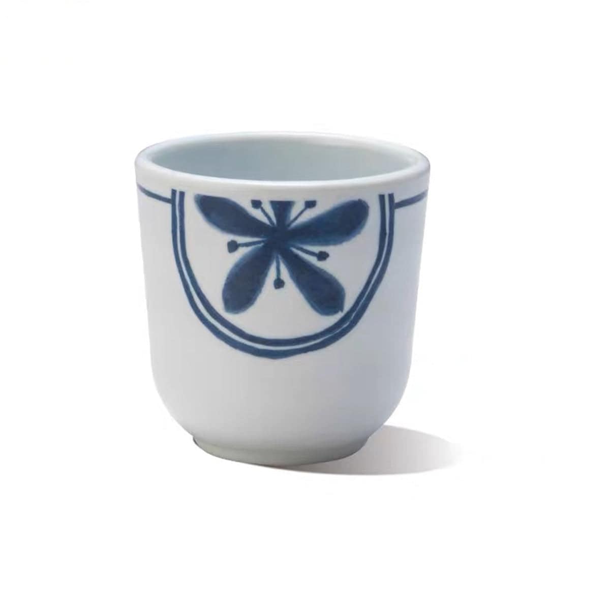 3"High Melamine Tea Cup with Blue Vine Pattern (Y-646BV) - Chefcoca