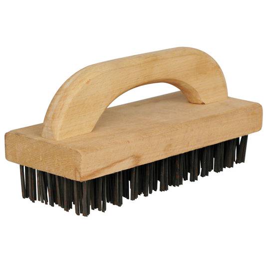 BR-9 - Butcher Block Brush with Steel Bristles - Chefcoca