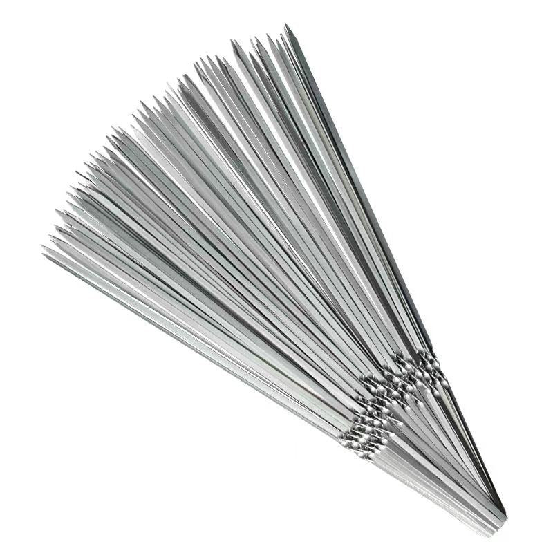 CHEFCO,SK-385,Stainless Steel Skewer (38cm/15" Long)-10pcs/pack - Chefcoca