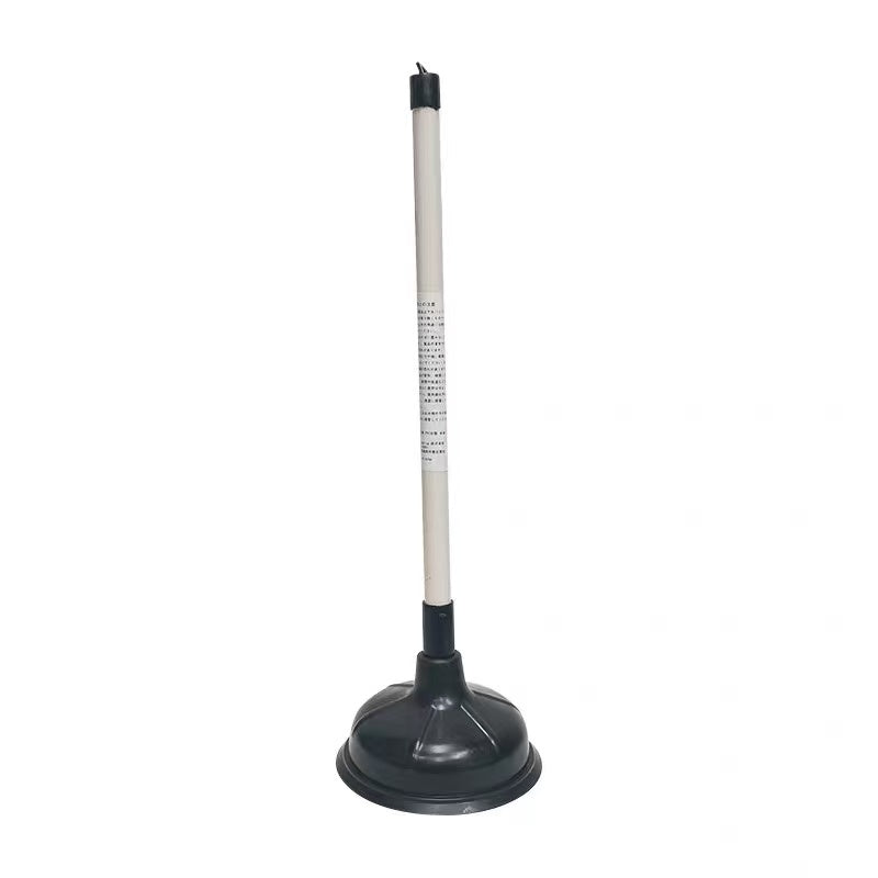 CHEFCO,I-2401,Black Rubber Toilet Plumber with 17" L Plastic Handle - Chefcoca