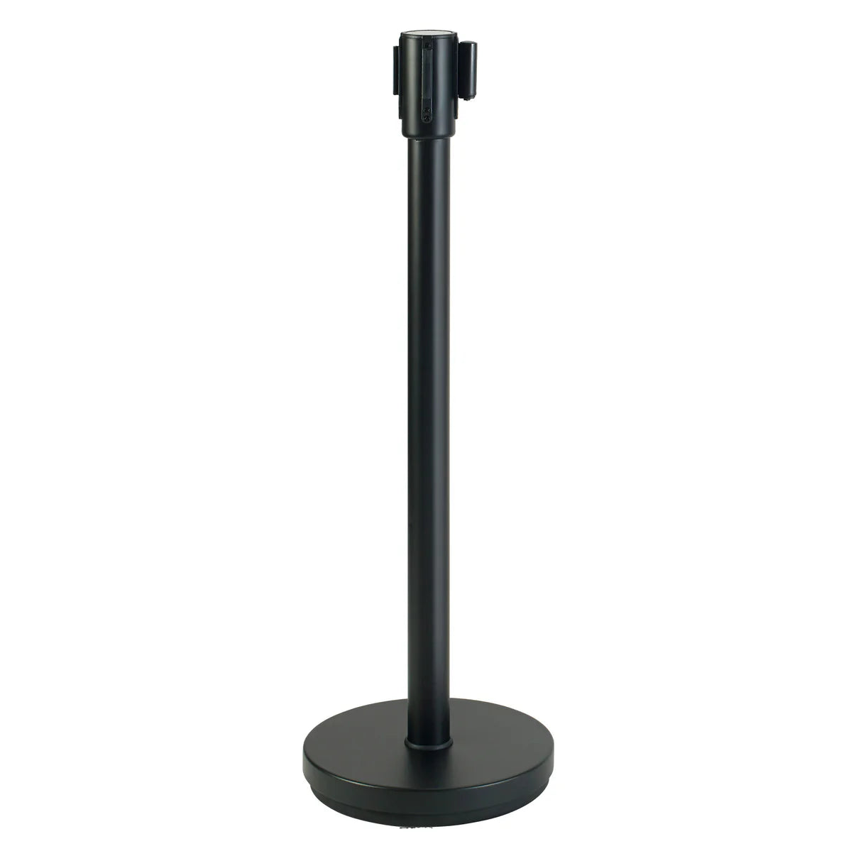 CGS-38K - Stanchion Post with Retractable Belt - Black - Chefcoca