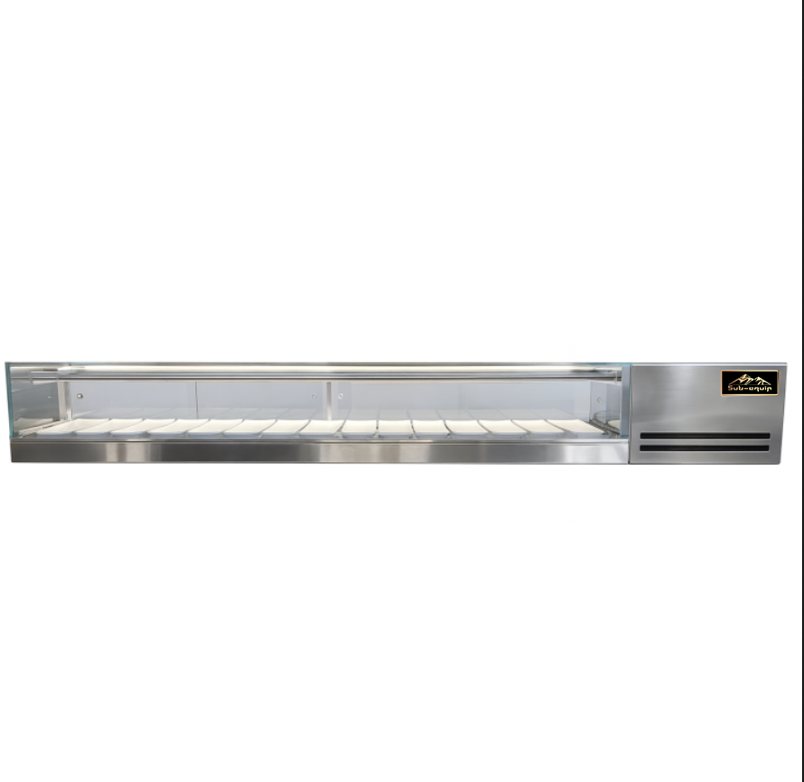 Sous-équipement, vitrine réfrigérée à sushis de 1,5 m (59,06 po x 16,3 po x 11,8 po) - SSC-150