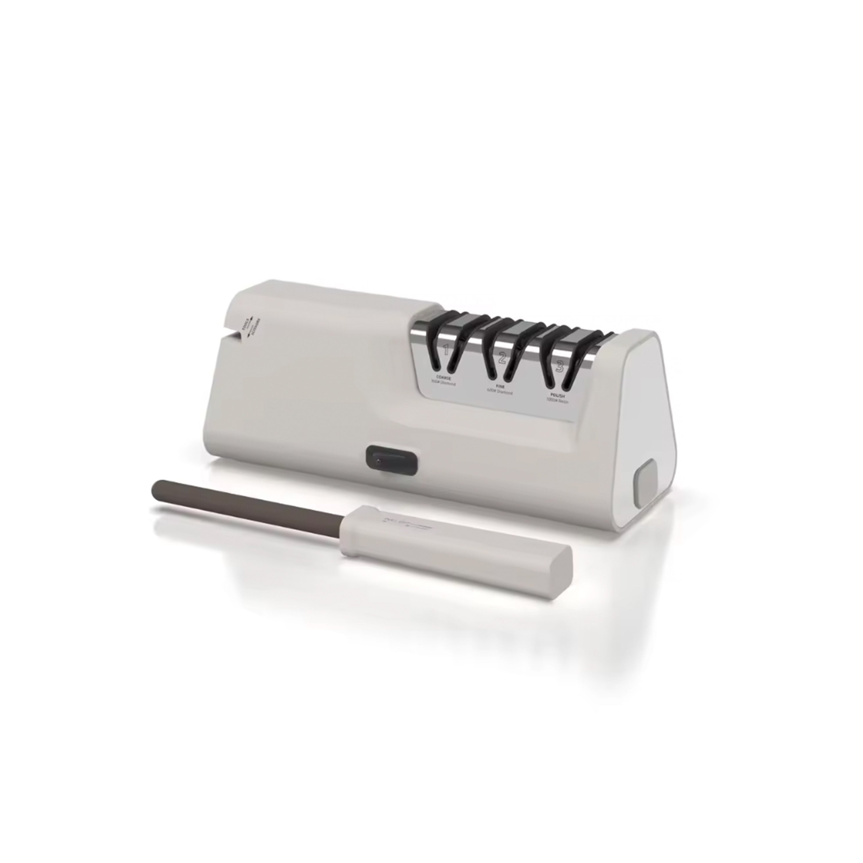 RE006 Upscale Multi Functional Electric Knife Sharpener with Box, Household Kitchen Diamond Stone Whetstone Grinding Scissors - Chefcoca