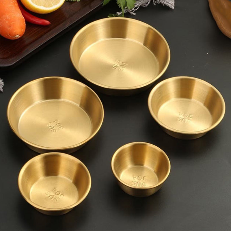 Chefco, KSC-8G, 304 Stainless Steel Sauce Cup, Gold - Chefcoca