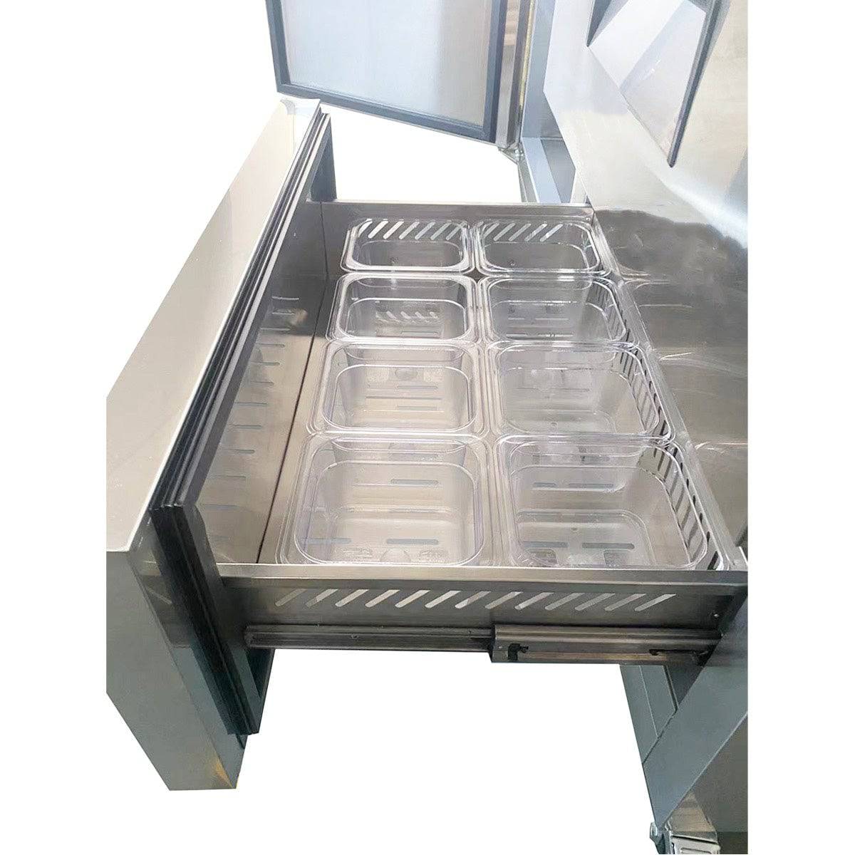 Sub-equip, 60" Under Counter Freezer with 4 Drawers - Chefcoca