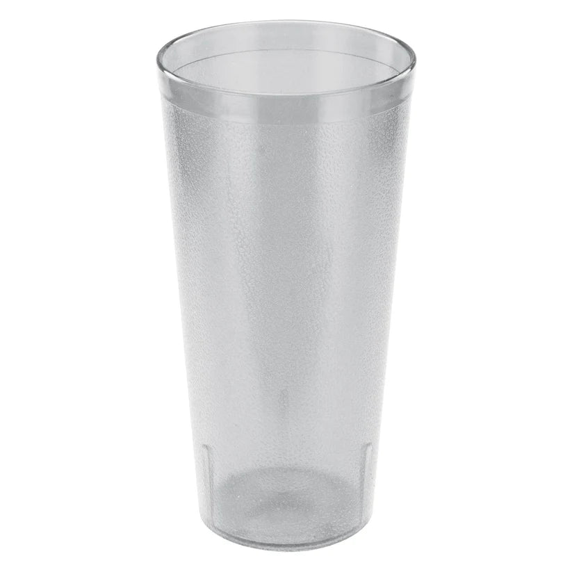 12 Pack Clear Pebbled Tumblers, 20oz (PTP-20C) - Chefcoca