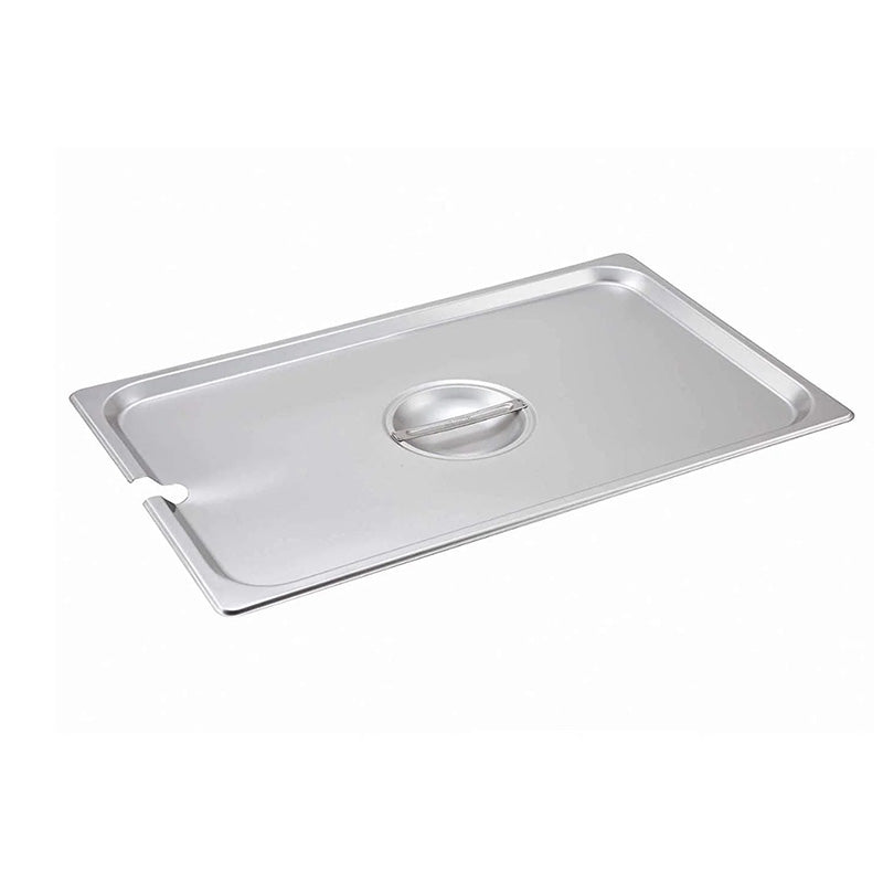Steam Table Pan Cover, Slotted, S/S304, 24 gauge, full size - Chefcoca