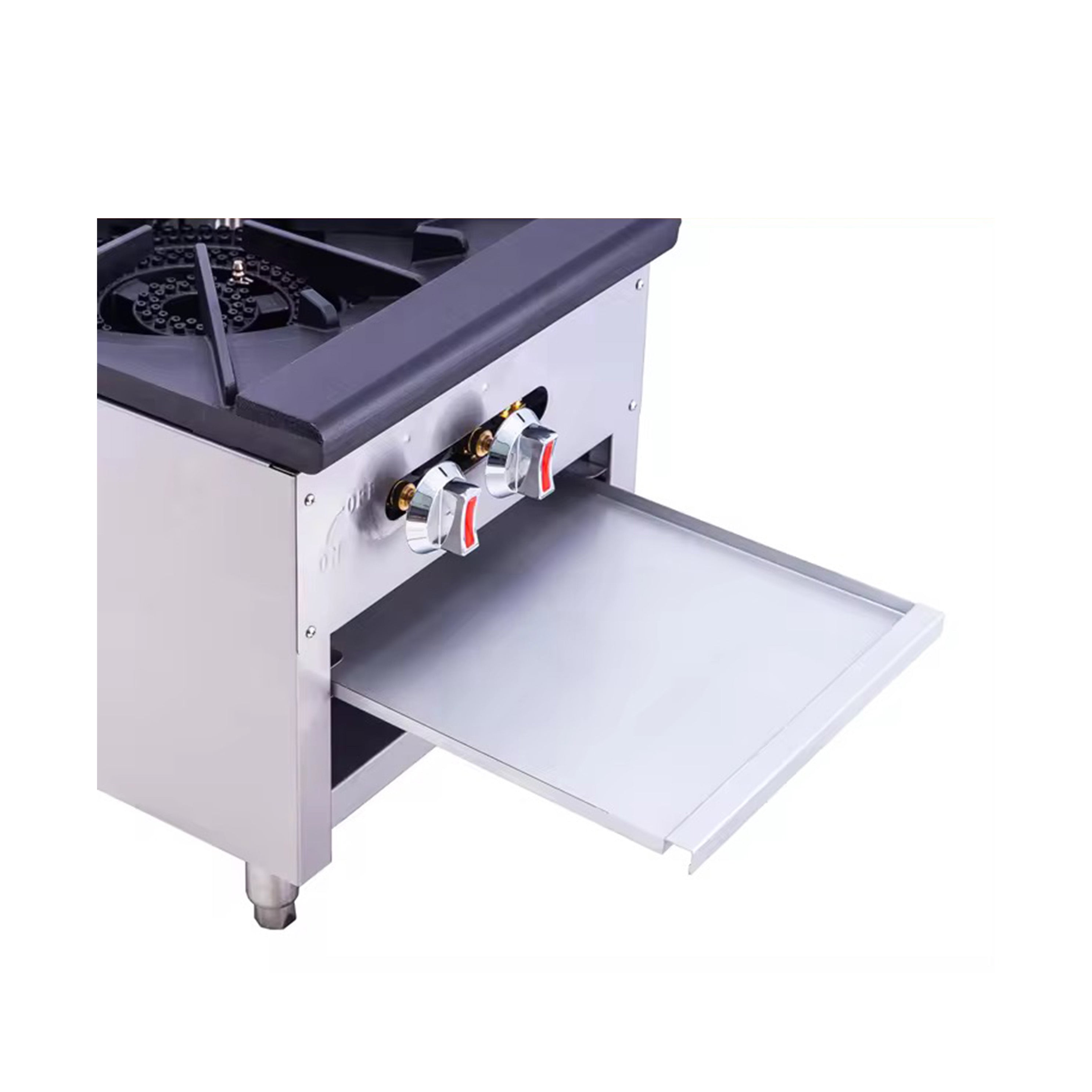 Turbo Range Single Grate Burner heavy duty Gas Stock Pot Range (TR-SP-1) - Chefcoca