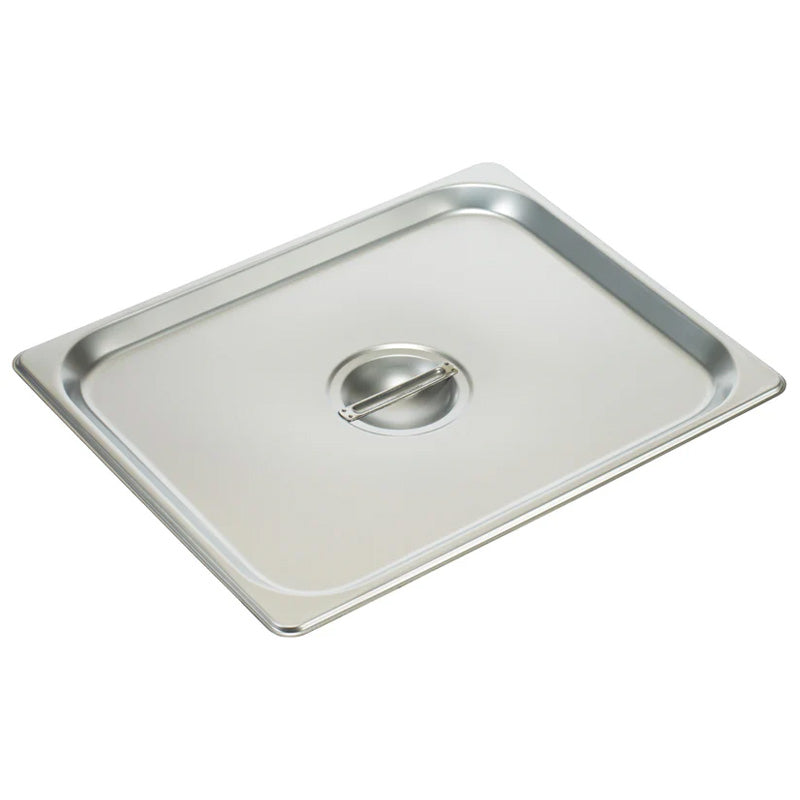 Steam Table Pan Cover, Solid, S/S304, 24 gauge , 1/2 Size - Chefcoca