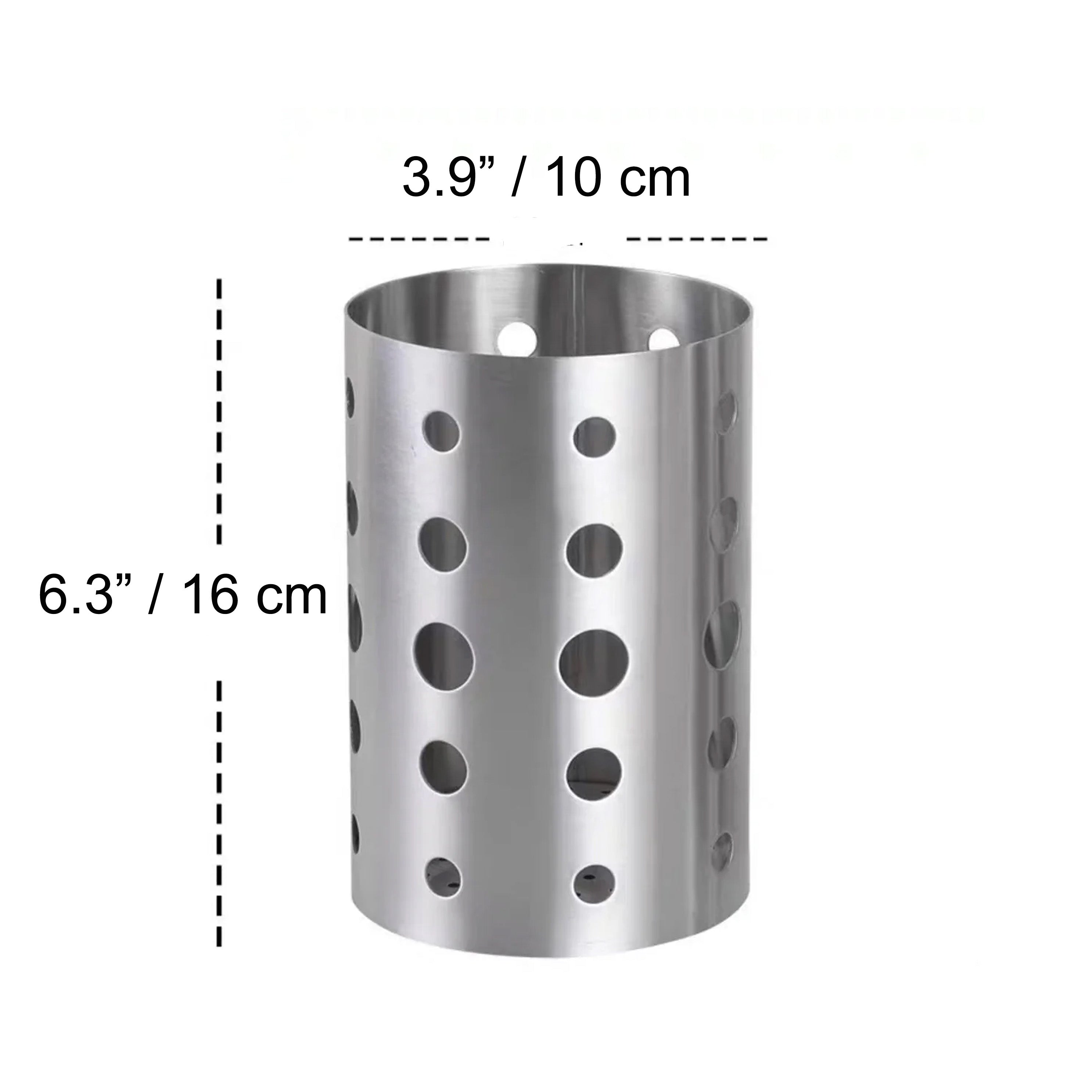 S/S Chopstick Holder, Flatware Cylinder-(HOLD-04) - Chefcoca