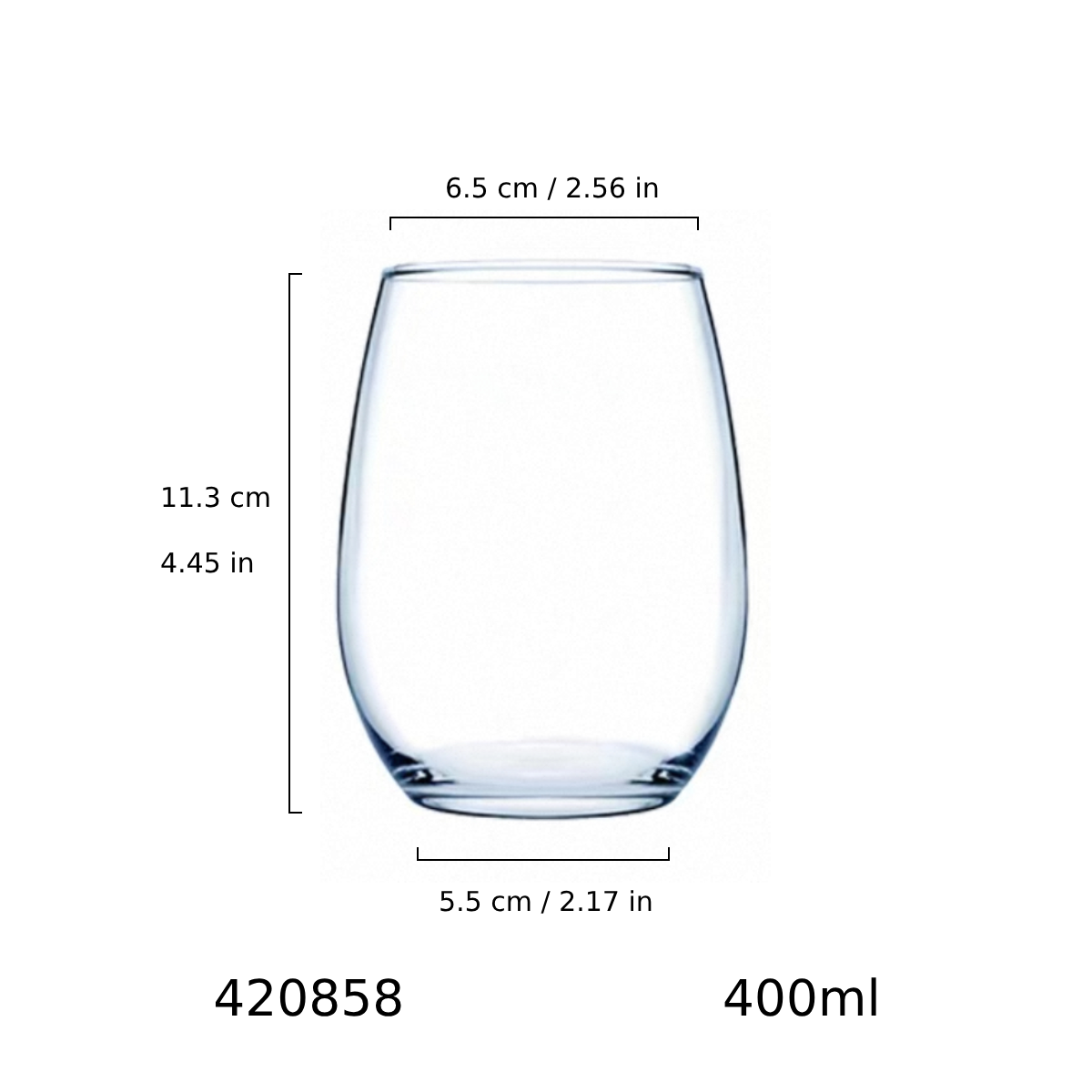Pollo Mergus Wine Glass, 400ml (420858) - Chefcoca