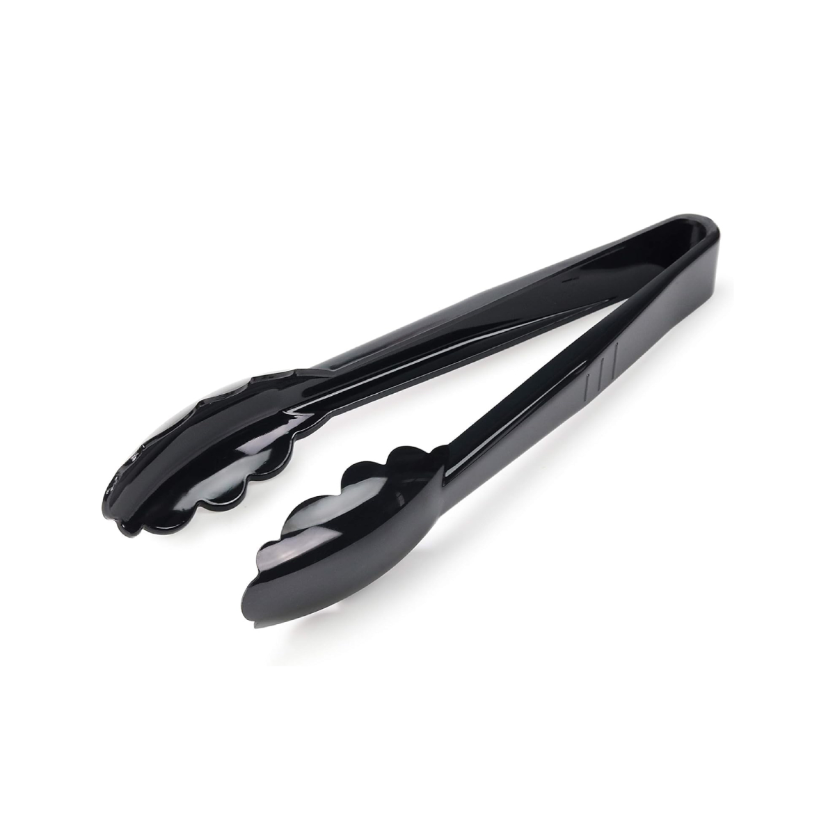 Black Polycarbonate Utility Tong, 6 inch (P-009-BL) - Chefcoca