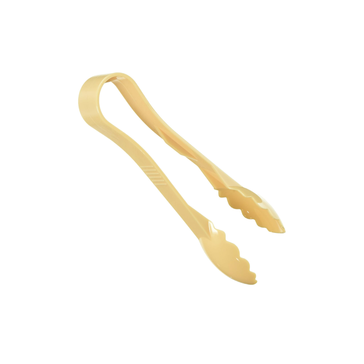 Biege Polycarbonate Utility Tong, 6 inch (P-009-BE) - Chefcoca