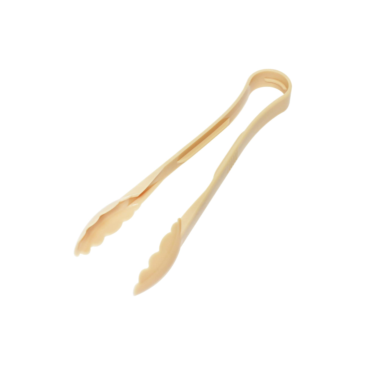 Biege Polycarbonate Utility Tong, 11 inch (P-011-BE) - Chefcoca