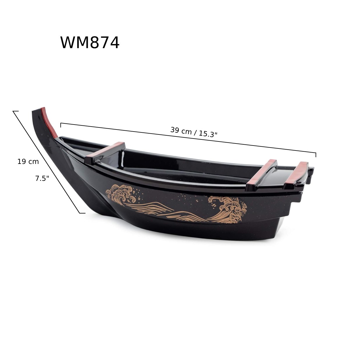 Plastic Sushi Boat (WM874) - Chefcoca