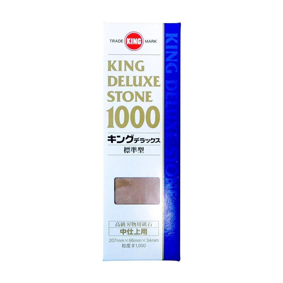 King Medium Grain Sharpening Stone, 1000 Grit - Chefcoca