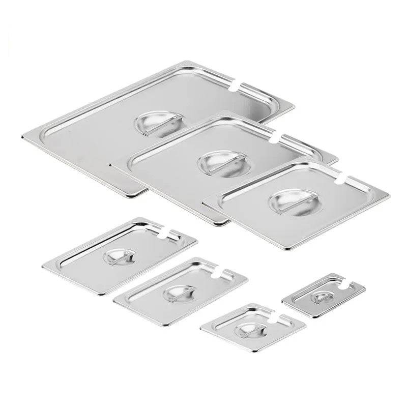 Steam Table Pan Cover, Slotted, S/S304, 24 gauge - Chefcoca