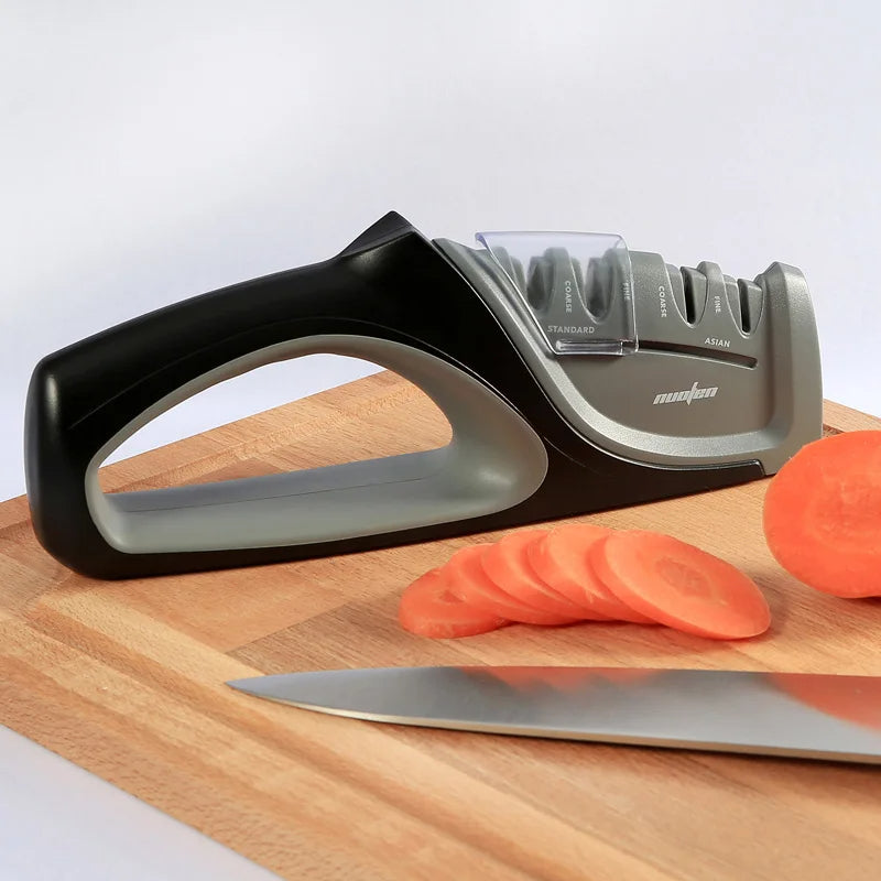 RISAM Four-stage Knife Sharpener Carbide Knife Sharpener Ceramic Rod RM010 - Chefcoca