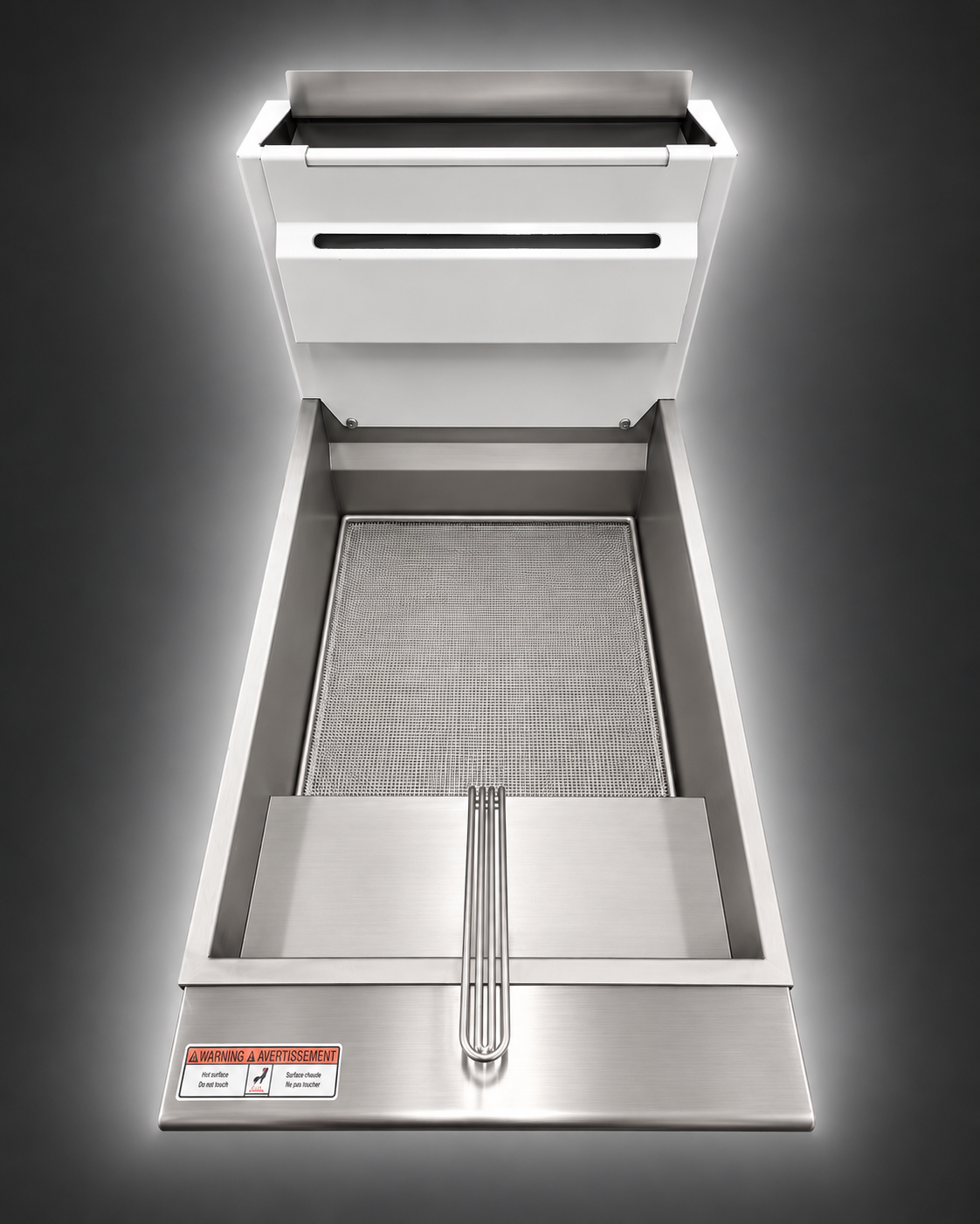 Chefco, MFS-3434S, Stainless Steel Mesh Deep Fryer Filter/ Screen with handle, 13.5" x 13.5"