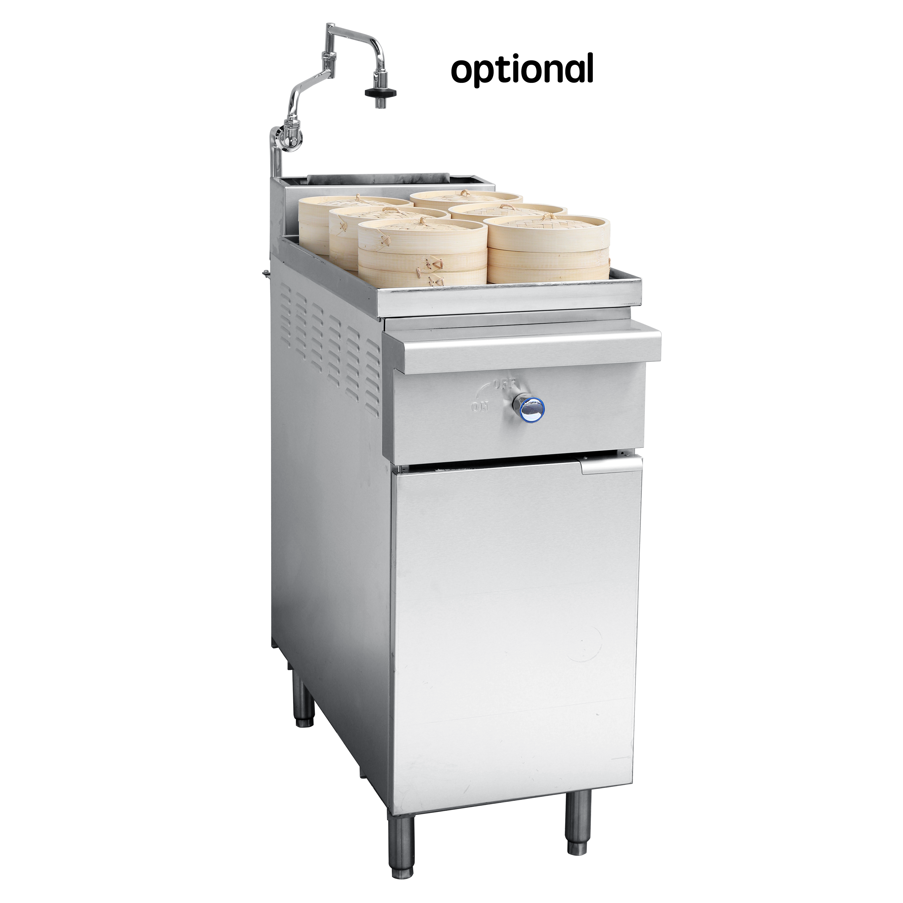 Turbo Range, TR-NC-6R-NG, 11 Gallon Commercial Natural Gas Noodle Cooker - 60,000 BTU