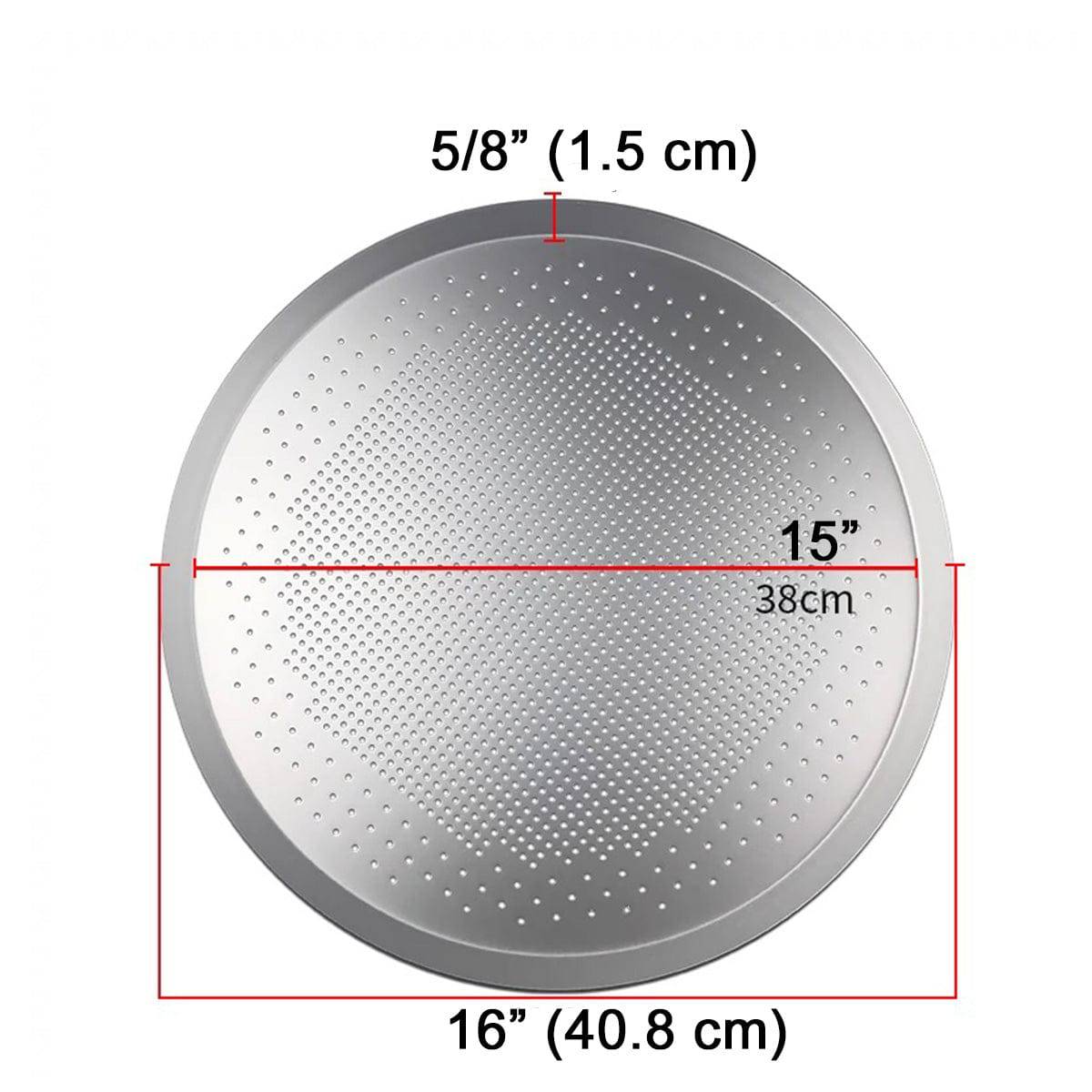 Round Bakeware Nonstick Aluminum Alloy Pizza, Fries, Bread Cookies Baking Pan(9"-16") - Chefcoca