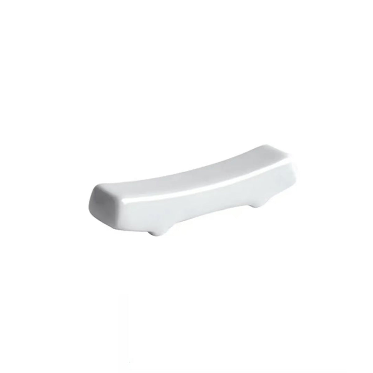 C210-38, 2 1/2" Chopstick Rest - Ceramic, White - Chefcoca