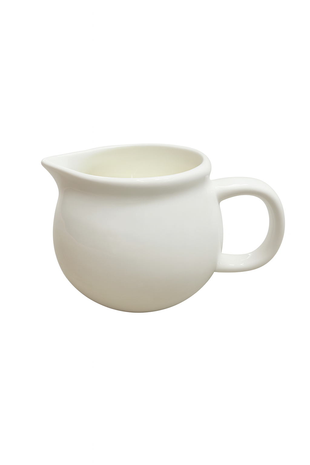 Cuillère à sauce en céramique Prorelain avec crochet, céramique blanche