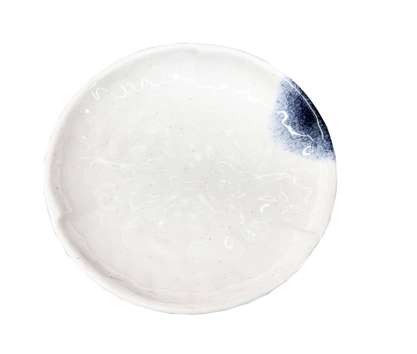 8.5" Dark Blue Ombre Melamine Pasta Plate (PY8006K) - Chefcoca