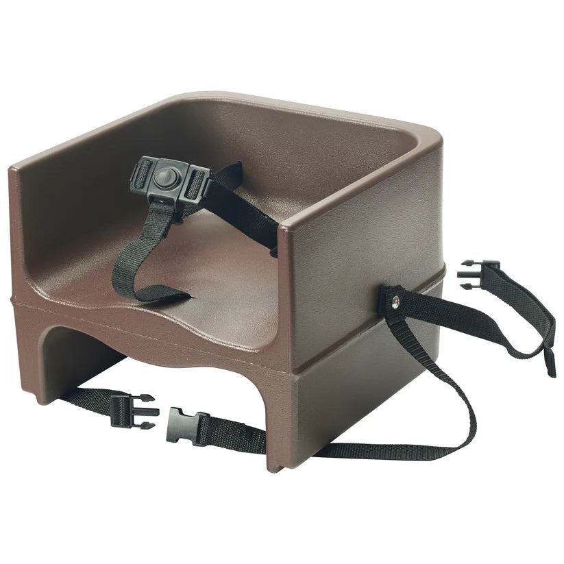 CHB-1P - Booster Seat, Plastic, Single-Sided, 3-Way Strap, Brown - Chefcoca
