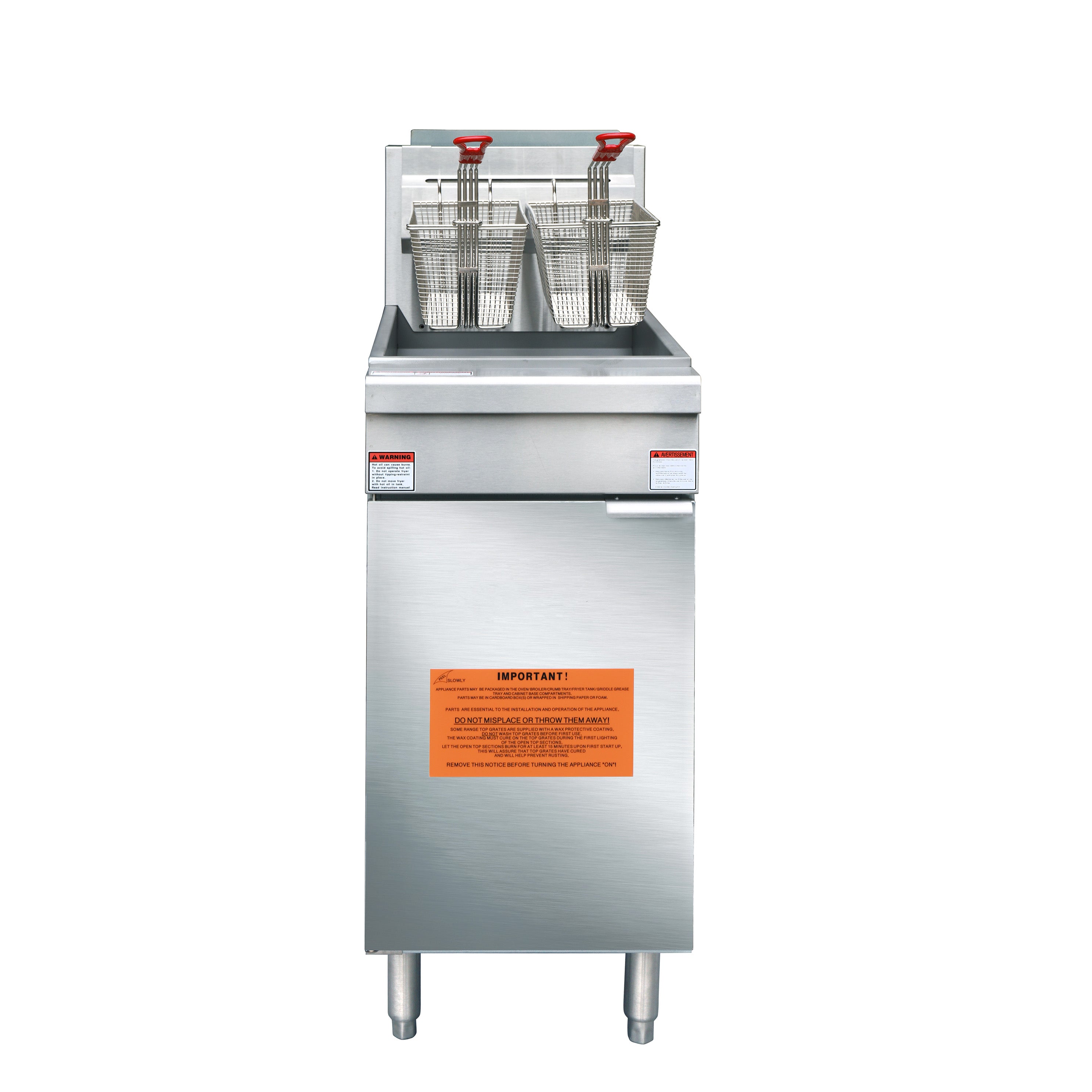 Turbo Range Natural Gas Deep Frye, 75-80lb Oil Capacity -150,000 BTU (TR-F5-NG) - Chefcoca