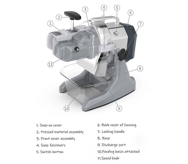 Automatic Multi-function Vegetable Cutting Machine