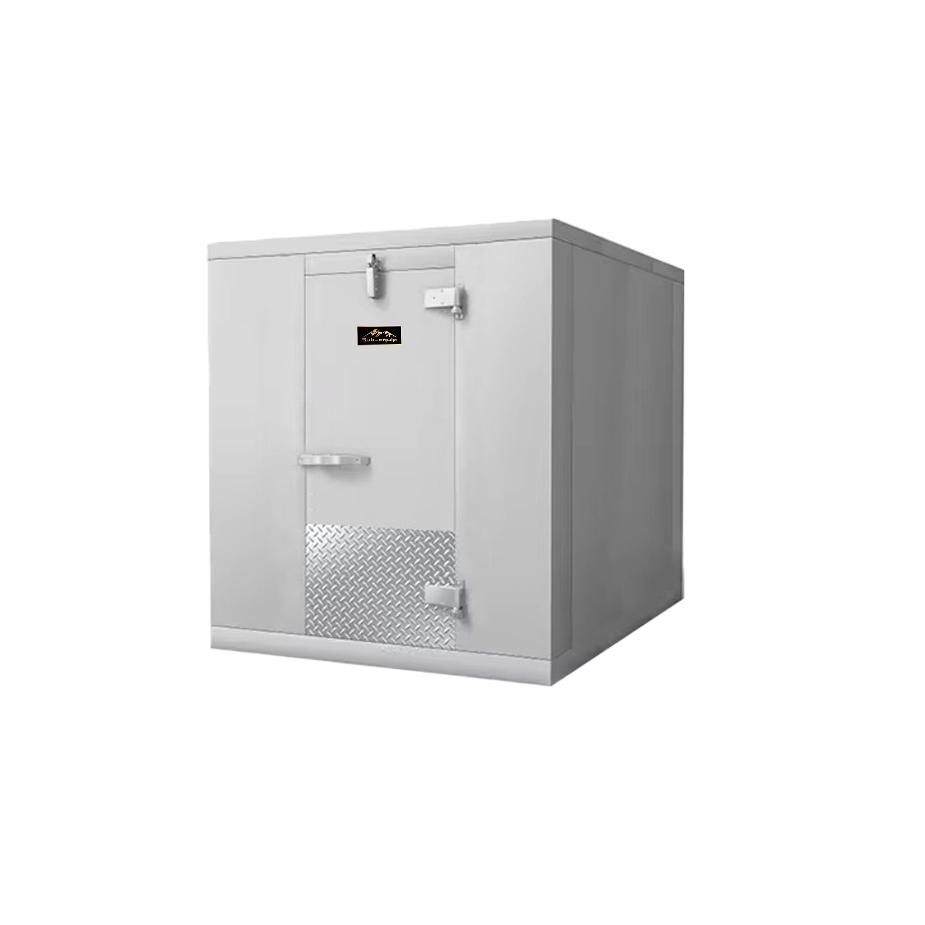 Sub-Equip, 6W x 8D x 8H ft Walk-In Freezer, 4" Thick Panels, Indoor Box Only - Chefcoca