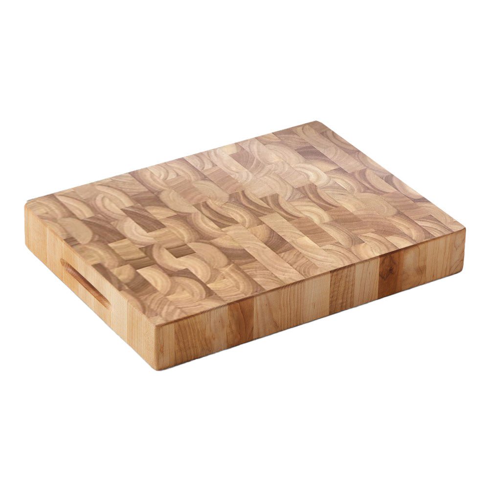 CHEFCO, Premium End-Grain Wooden Cutting Board – Thick, Durable & Knife-Friendly (WCB-182402) - Chefcoca