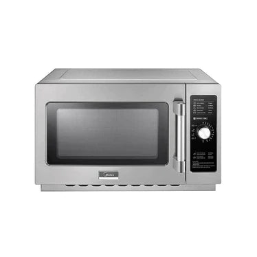 Midea 1034N0A Medium-Duty Commercial Microwave Oven with Dial Control - 34L, 1000W