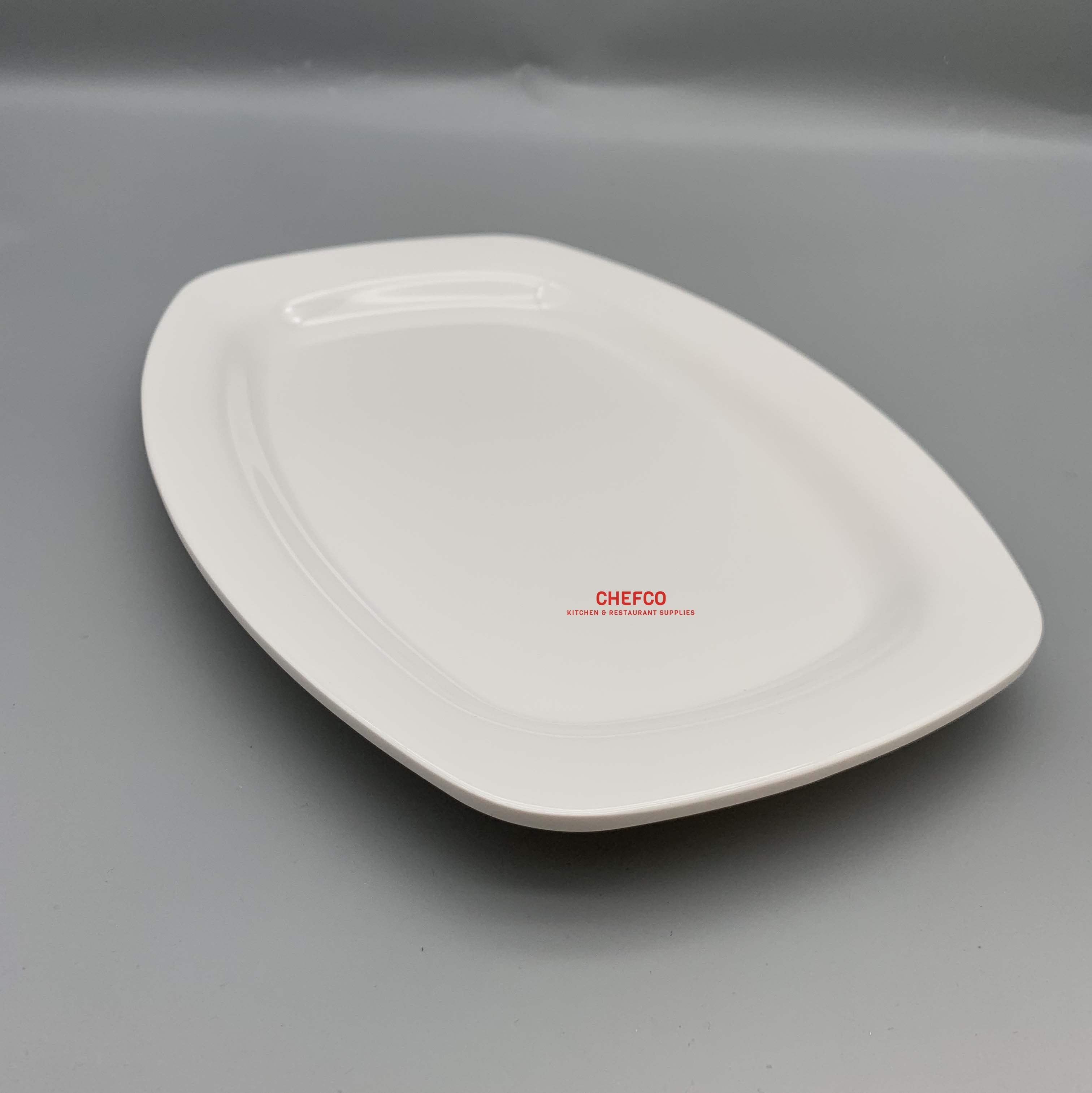 White Melamine Plate (17-60113) - Chefcoca