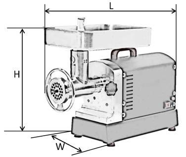 Sub-equip 1A-EG7 Series 32" Blade Diameter Meat Grinder - Chefcoca