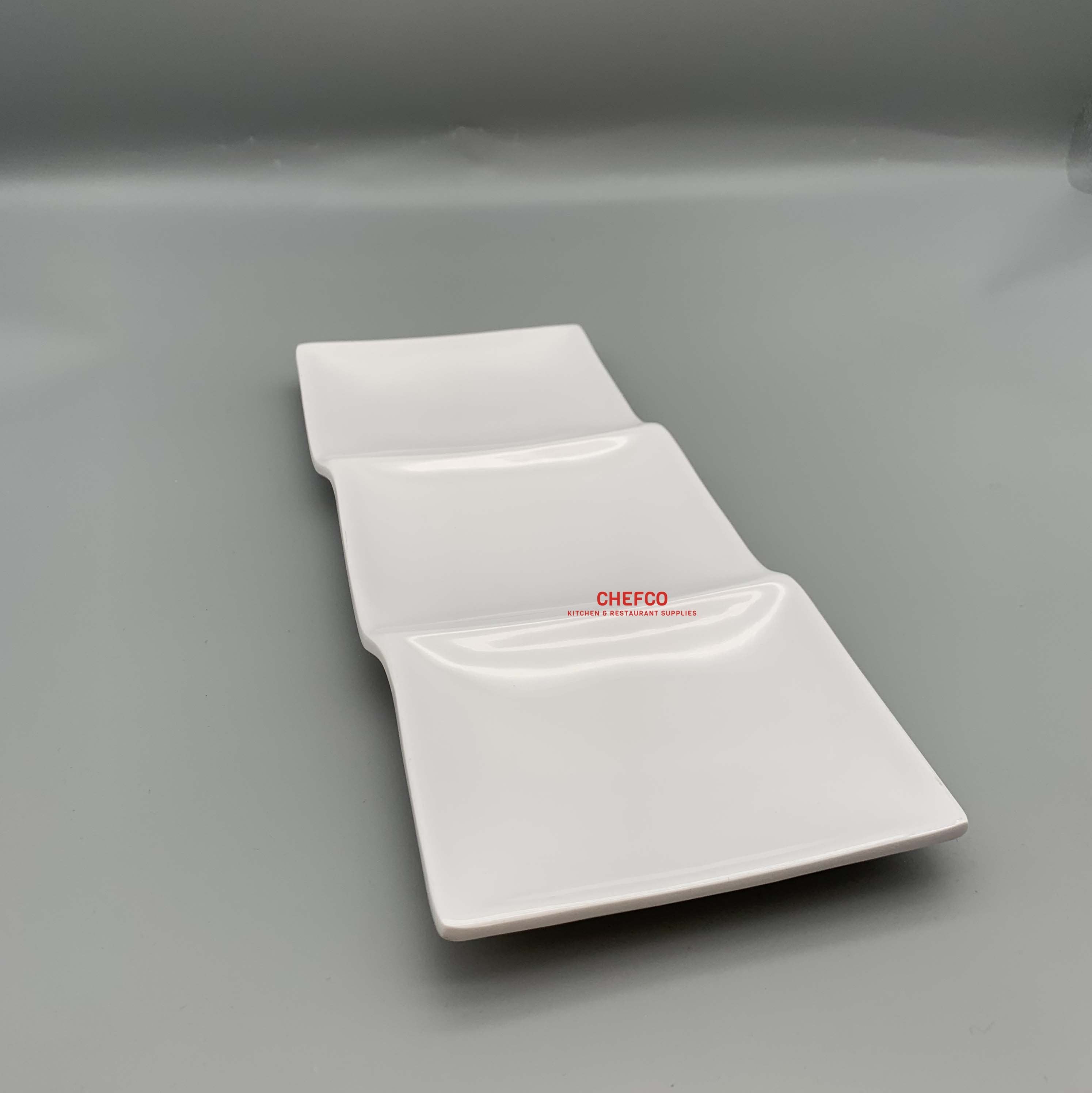 Tiered Geometric Melamine Platter (LA20132) - Chefcoca
