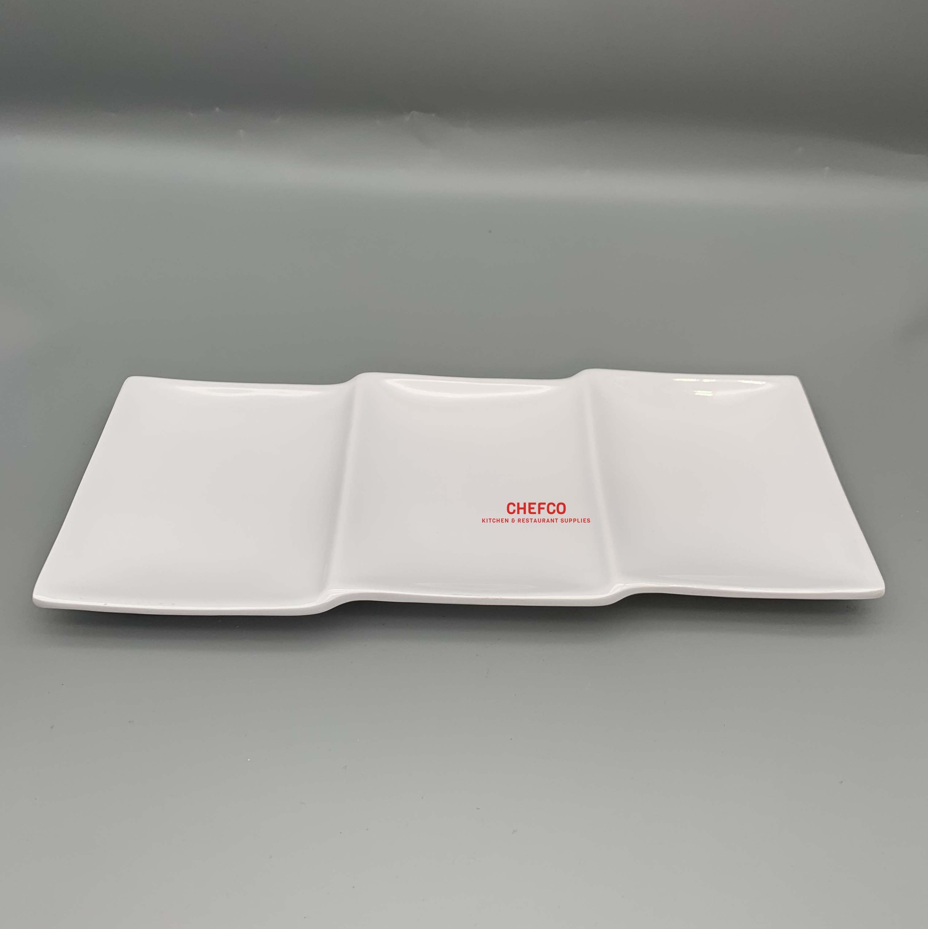 Tiered Geometric Melamine Platter (LA20132) - Chefcoca