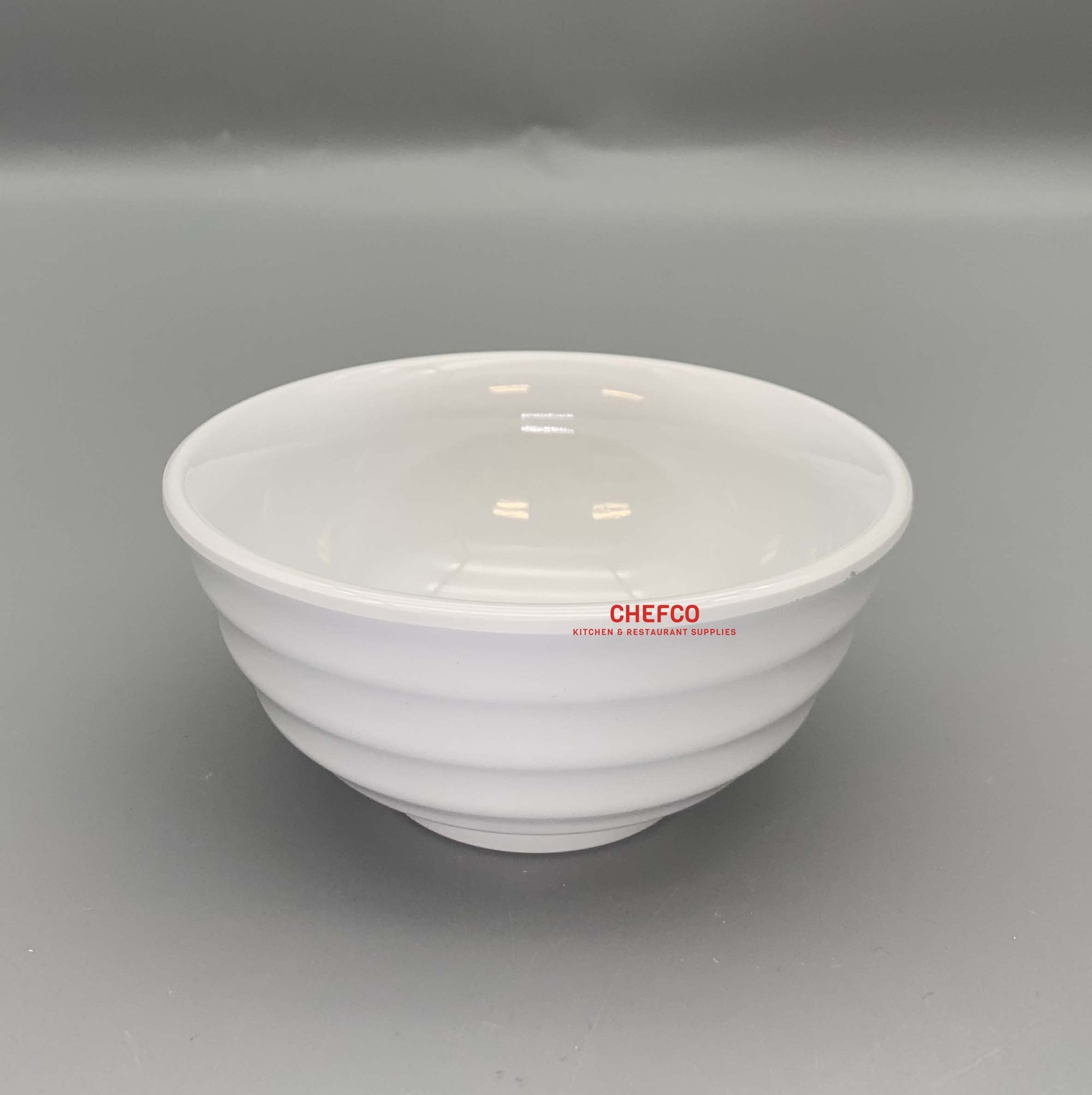 White Whorl Melamine Bowl (2044) - Chefcoca